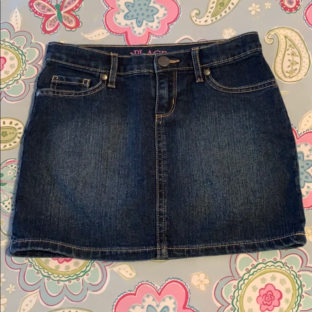 Girls denim skirt, size 6X/7